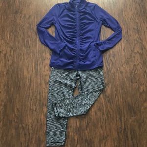 Deep Purple Athletic Zip-Up